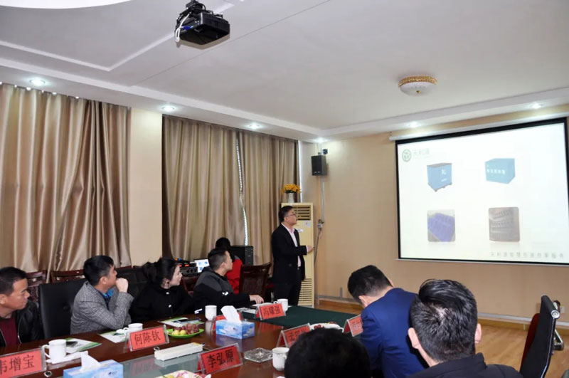 熱烈歡迎華商書院物流包裝聯(lián)盟蒞臨山東天利源參觀交流！